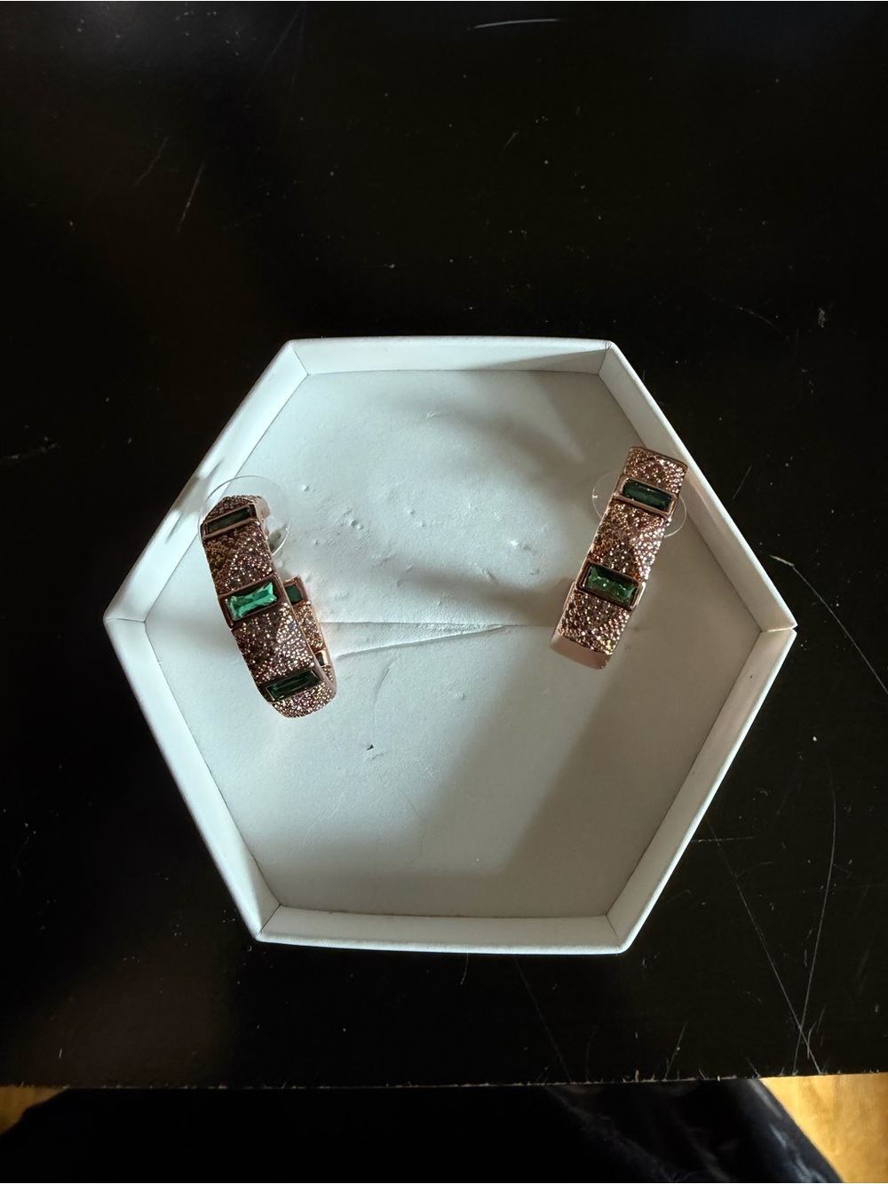 May 24: Emerald on Rose Gold